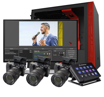 3-Camera Live Streaming Kit