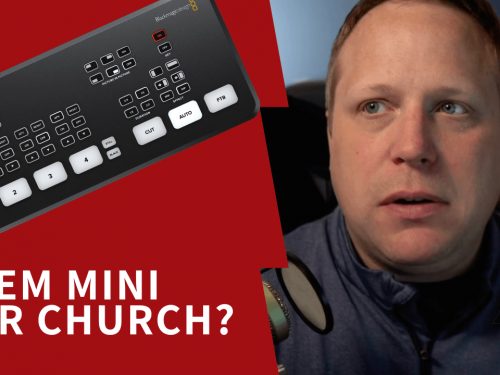 Atem Mini for Church Live Stream