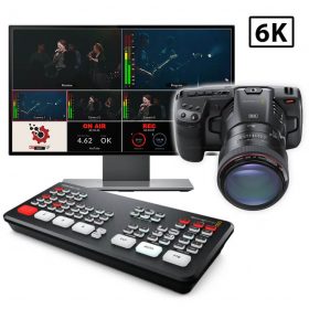 6K Pocket Cinema Atem Mini Live Streaming Kit