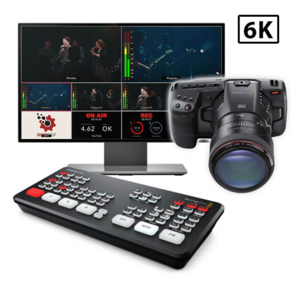 6K Pocket Cinema Atem Mini Live Streaming Kit