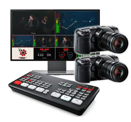 Two Camera ATEM Mini Streaming Kit