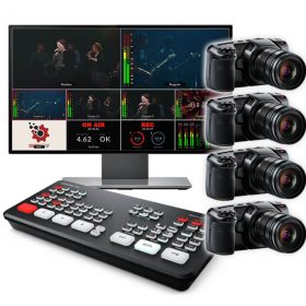 4 Pocket Cinema Live Streaming ATEM Mini Pro Kit
