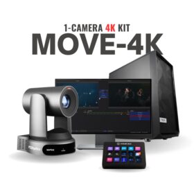 Move-4K 1-Camera PTZ 4K Streaming Kit | 4K Streaming PC