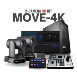 Move -4K 2-Camera PTZ 4K Streaming Kit | 4K Multicam PC