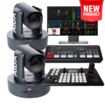 AIDA 2-Camera 4K PTZ 30X Zoom Streaming Kit (ATEM Mini Pro)