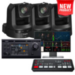 Canon CR-N300 PTZ 3-Camera Streaming Kit (ATEM)