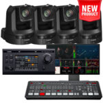 Canon CR-N300 PTZ 4-Camera Streaming Kit (ATEM)