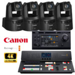 Canon CR-N700 PTZ 4-Camera Streaming Kit (Pro 4K Kit)