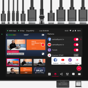 YoloLiv YoloBox PRO Portable Multicam Live Streaming Studio