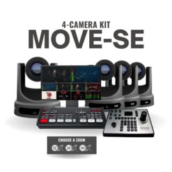 Move-SE 4-Camera PTZ Streaming Kit | ATEM Mini Pro