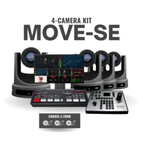 Move-SE 4-Camera PTZ Streaming Kit | ATEM Mini Pro