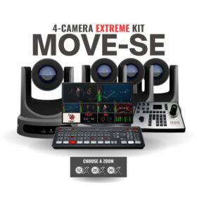 Move-SE 4-Camera PTZ Streaming Kit | ATEM Mini Extreme