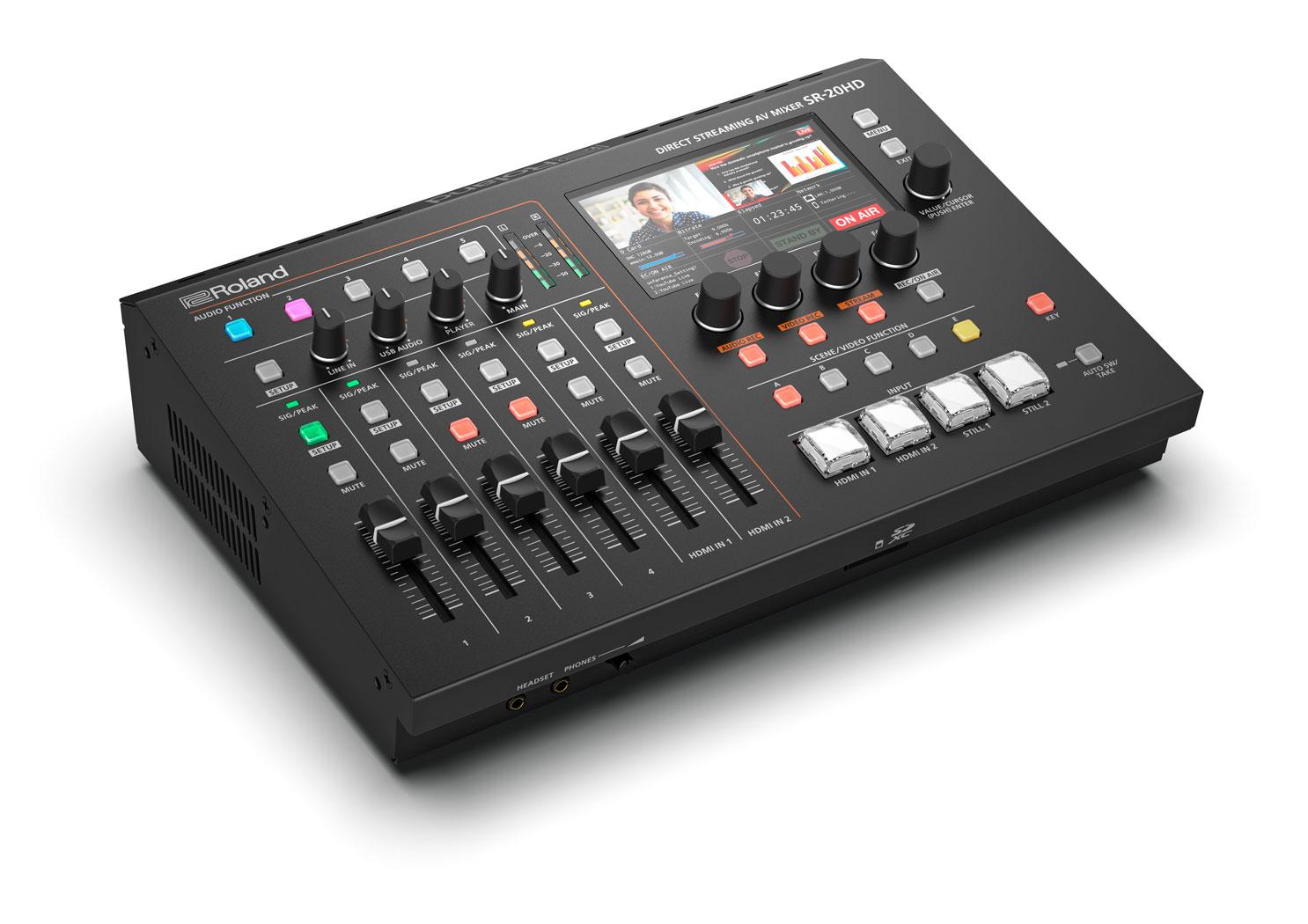 Roland SR-20HD Pro A/V Direct Streaming AV Mixer Roland SR-20HD Pro A/V Direct Streaming AV Mixer