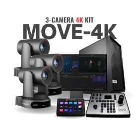 Move -4K 3-Camera PTZ 4K Streaming Kit | 4K Multicam PC
