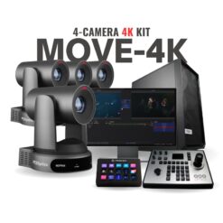 Move -4K 4-Camera PTZ 4K Streaming Kit | 4K Multicam PC