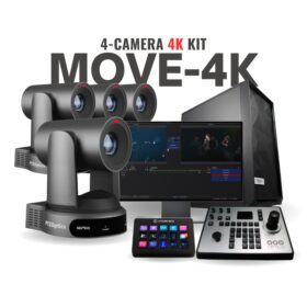 Move -4K 4-Camera PTZ 4K Streaming Kit | 4K Multicam PC