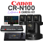 Canon CR-N100 PTZ 4-Camera Streaming Kit (ATEM Extreme)