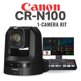 Canon CR-N100 PTZ 1-Camera Streaming Kit (ATEM Mini Pro)