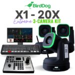 BirdDog X1 20X PTZ 3-Camera Streaming Kit | ATEM Mini Extreme