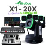 BirdDog X1 20X PTZ 5-Camera Streaming Kit | ATEM Mini Extreme
