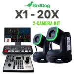 BirdDog X1 20x PTZ 2-Camera Streaming Kit (ATEM Mini Pro)