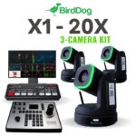 BirdDog X1 20x PTZ 3-Camera Streaming Kit (ATEM Mini Pro)