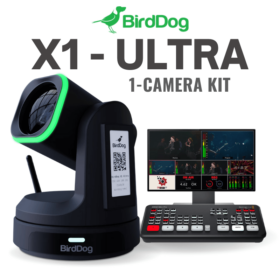 BirdDog X1 Ultra PTZ 1-Camera Streaming Kit (ATEM Mini Pro)