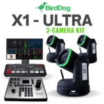 BirdDog X1 Ultra PTZ 4-Camera Streaming Kit (ATEM Mini Pro)