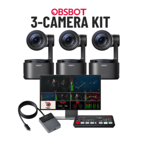 OBSBOT Tail 2 3-Camera Streaming Kit with ATEM Mini Pro