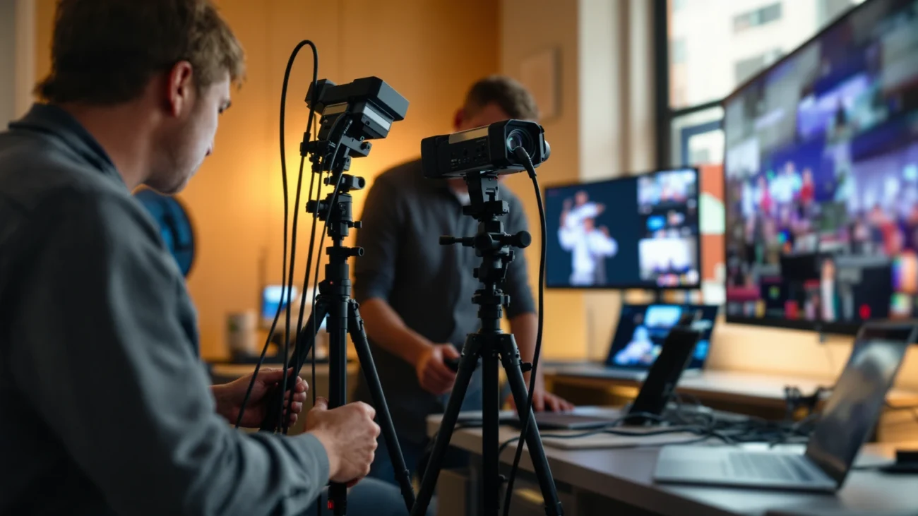 Church livestream gear photo for Common mistakes churches make with two-camera livestream setups.
