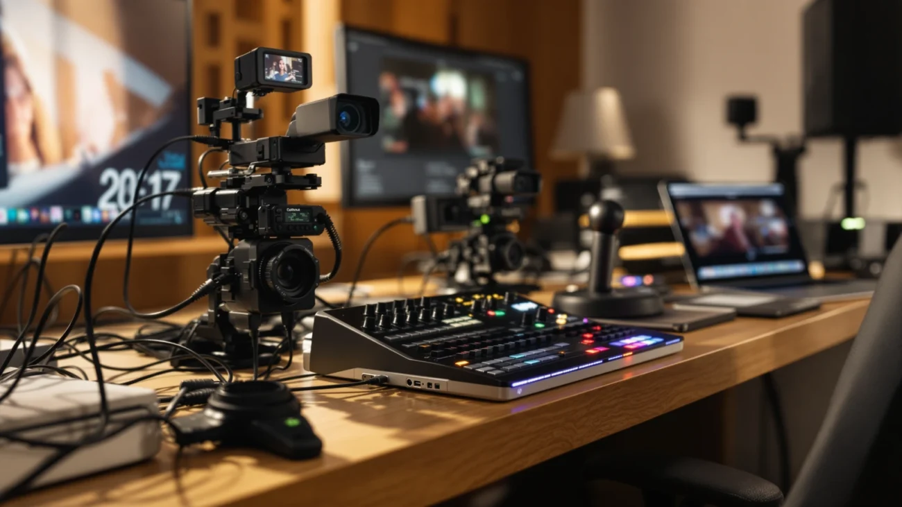 Church livestream gear photo for Best upgrade path from a two-camera church livestream system.