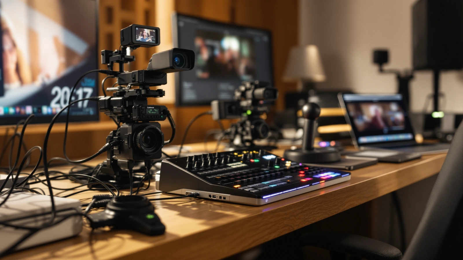 Church livestream gear photo for Best upgrade path from a two-camera church livestream system.