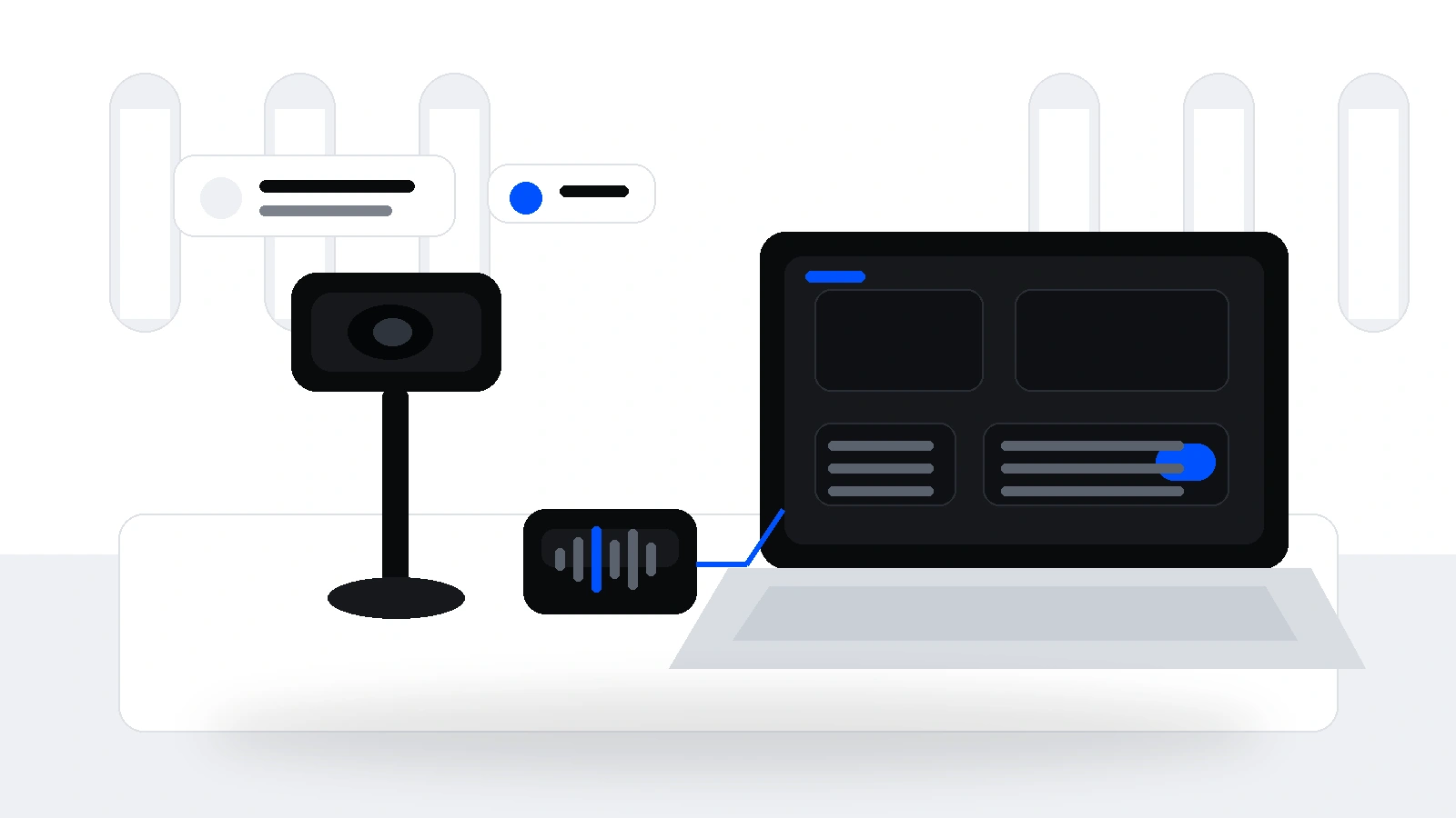 Church livestream setup illustration for Problems churches hit when moving from ATEM Mini Pro to ATEM Mini Extreme.