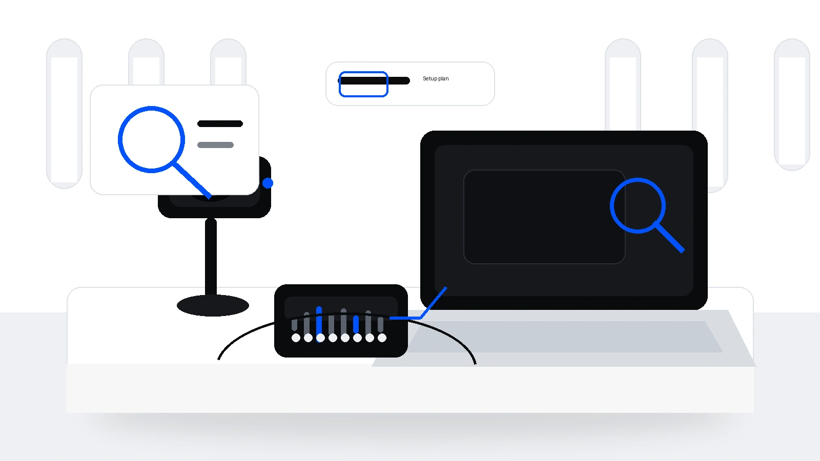 Church livestream setup illustration for ATEM Mini Extreme review for churches with multiple cameras.