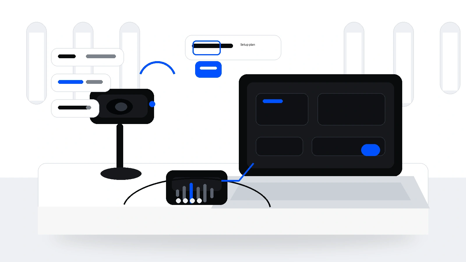 Church livestream setup illustration for How much does a PTZOptics Move-SE camera setup cost for churches.