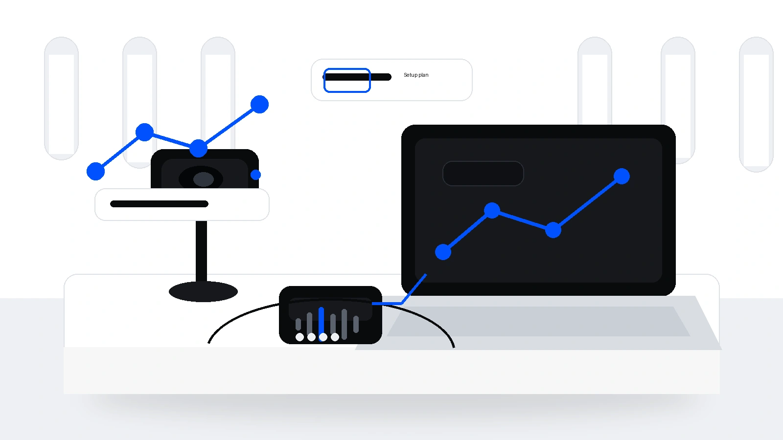 Church livestream setup illustration for Best use cases for the PTZOptics Move-SE in a church.