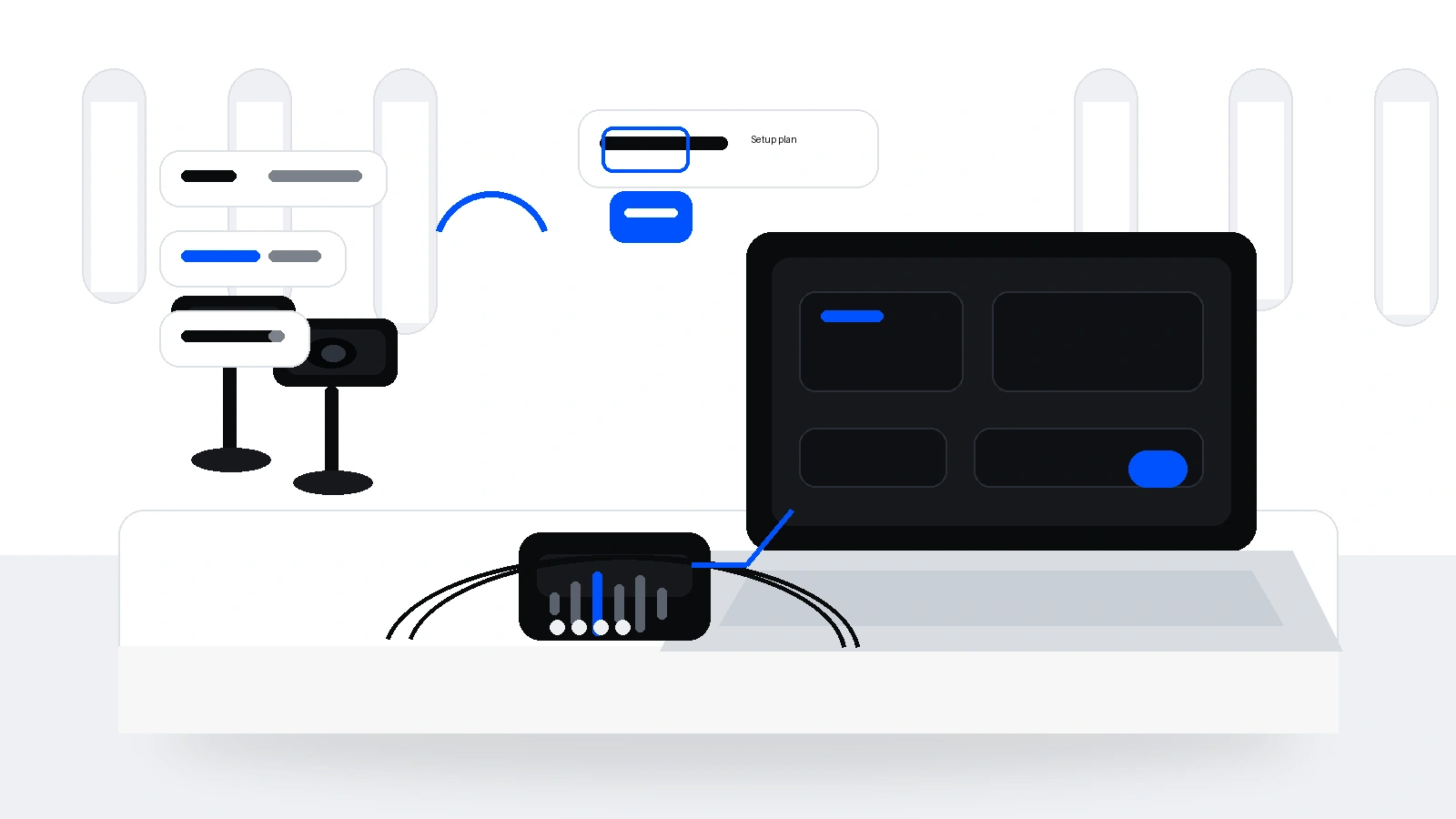 Church livestream setup illustration for How much does the network side of a church PTZ setup cost.