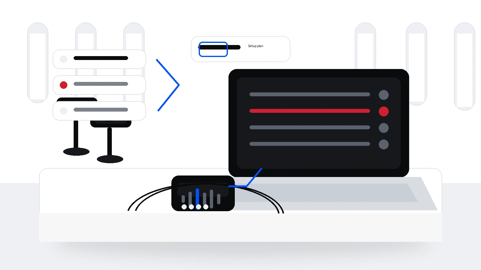 Church livestream setup illustration for Why NDI cameras stutter or disappear on church networks.